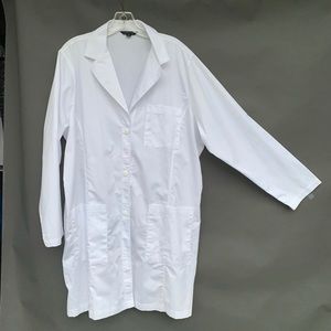 New Lands End Lab Coat Sz 20 Plus Never Worn